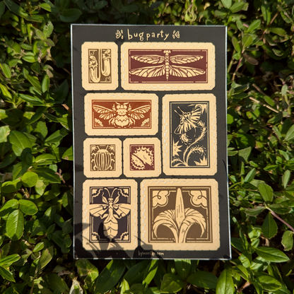 Bug Party Sticker Sheet